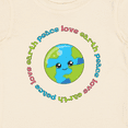 thumbnail image 4 of Inktastic Peace Love Earth Boys or Girls Baby T-Shirt, 4 of 5