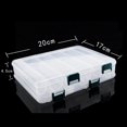 thumbnail image 2 of tredstone Premium Plastic Fishing Tackle Box Lightweight Fishing Lure Storage Impact, 2 of 9
