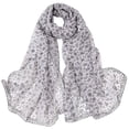 thumbnail image 2 of Rovga Women Scarf Fashion Small Floral Printing Long Soft Wrap Scarf Ladies Shawl Scarvessummer Gift White, 2 of 2