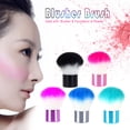 thumbnail image 2 of Brocha para colorete Labymos profesional maquillaje cosmético en polvo negro, 2 of 7