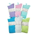 thumbnail image 2 of Womens Slouch Socks, 6 Pairs oft Extra Long Scrunch Knee High Sock, Bulk Pack, 2 of 3