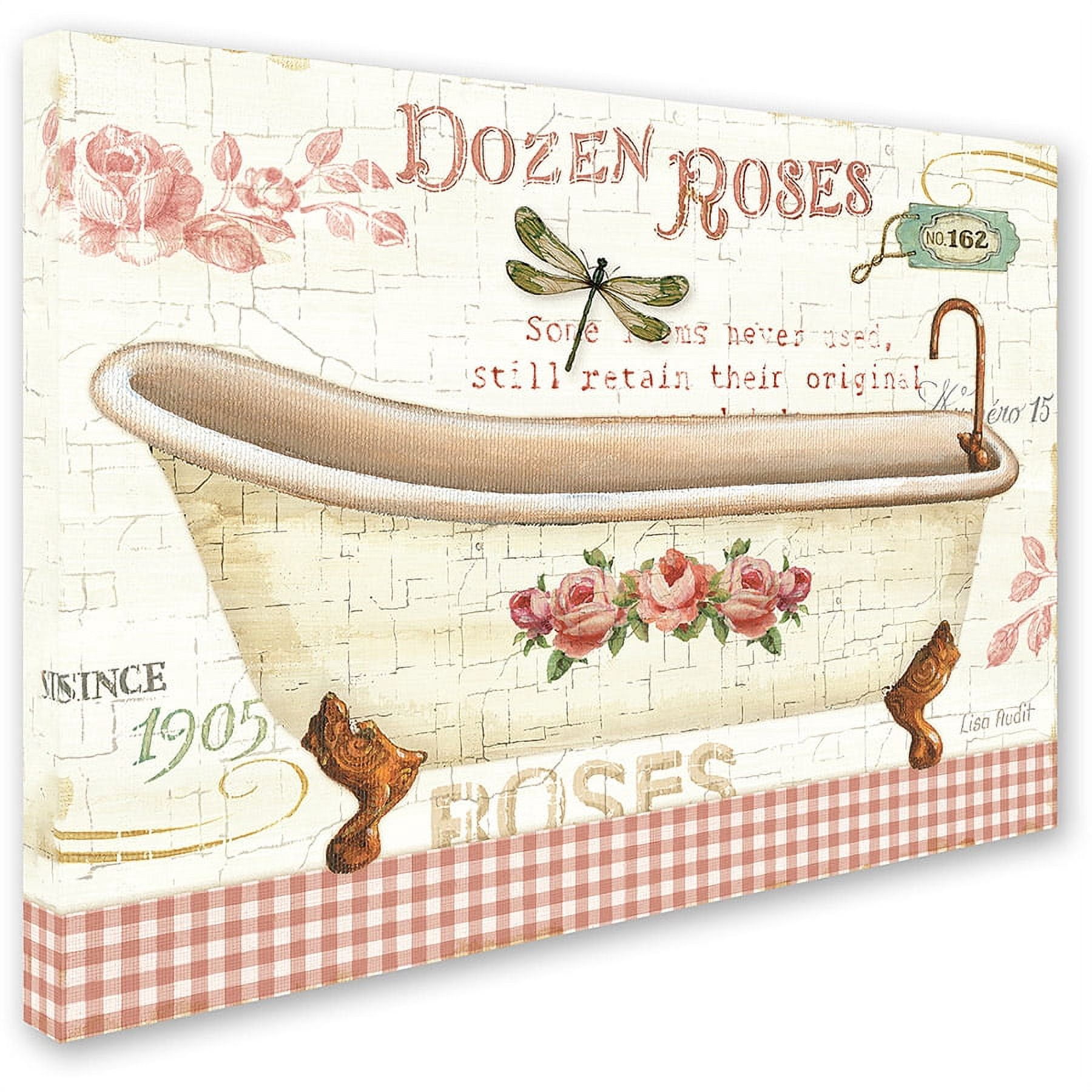 Trademark Fine Art "Rose Garden IV no Border" Canvas Art by Lisa Audit