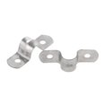 thumbnail image 4 of 2 Pieces Pipe Tube Conduit Stainless Steel Hanger U Strap Clamps Clip as described, 4 of 5