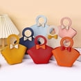 thumbnail image 3 of CSChome Gift Bag 5Pcs Convenient Colorful Mini Handbag Faux Leather Gift Bag for Parties Weddings Decoration, 3 of 7