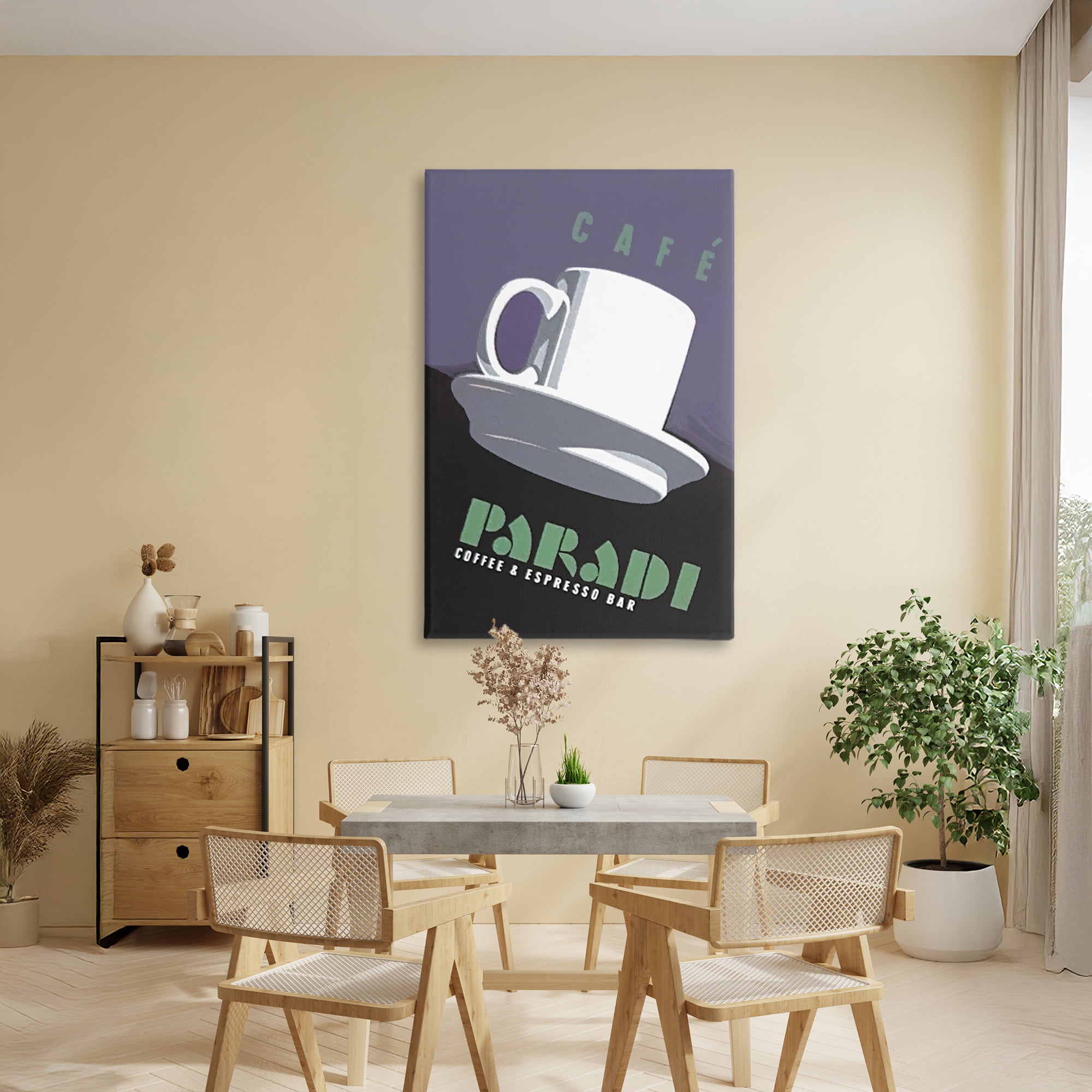 Stupell Industries Paradi Coffee & Espresso Canvas Wall Art, design by Jadei Graphics
