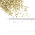 thumbnail image 4 of Triturado Vidrio Chips 100g/3.5oz 2mm-4mm Irregular Metálico Brillante Vidrio para Artesanía Bricolaje Jarrón Relleno Epoxi Resina Decoración, Brillante Dorado, 4 of 5