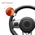 thumbnail image 2 of Car Steering Wheel Suicide Spinner Knob Auxiliary Booster Aid Control Handle Black Brown Universal, 2 of 6