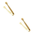 thumbnail image 4 of Moyic Pinza de azúcar, portátil, de mano, reutilizable, y elegante, recogedor de cubitos de hielo, barra interior, herramienta para servir Oro 2piezas Moyic CBP030851, 4 of 6
