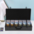 thumbnail image 5 of 222 PSA Graded Card Storage Box 6 Slots Sports Card Holder Case w/ 2 Keys Lock Black 24.8*6.5*11.81in, 5 of 20