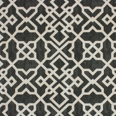 Better Homes & Gardens 100% Cotton Trellis Black, 2 Yard Precut Fabric