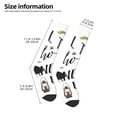 thumbnail image 2 of Susaid Not All Those Who Wander Are Lost 3 Print Thermal Winter Socks for Men and Women, Warm Crew Hiking Socks, for Boots and Outdoor Activities, 2 of 6