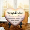 thumbnail image 2 of Always My Mom – "No matter how old I get, I’ll always need you" Heart Table Sign with Acrylic Stand (6x5") | Sweet Caring Messages for Mom, 2 of 8