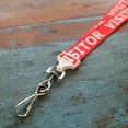 thumbnail image 2 of 10 Pack - Visitor Badges with Lanyards - Heavy Duty Preprinted Visitor PVC Plastic Badge - Reusable & Dry Erase Writable - Red Breakaway Lanyard w/Swivel Clip - Guest Name Tag Holder - Specialist ID, 2 of 7