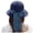 Navy, variant on Women Sun Straw Hat Cloche Hat Big Bowknot Casual Summer Hat for Women 1920S Vintage Hat Foldable Packable for Beach Vacation Coffee