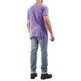 thumbnail image 2 of Langwyqu Men's Short Sleeve T-Shirt Casual Solid Color Crew Neck Tee, 2 of 2