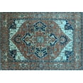 thumbnail image 1 of Ahgly Company Indoor Rectangle Oriental Light Blue Industrial Area Rugs, 4' x 6', 1 of 4