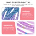 thumbnail image 2 of Extension Queue de Cheval Violet Clair 1Pcs 23.6x2.8x0.3In Soie Haute Température, 2 of 5