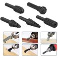 thumbnail image 3 of Rotary Burr Set Power Tools Wood Grinding Engraving Carving File Rasp Drill Bits Rotary Drill Burrs Shank Bit For Woodworking Kit1 Set Of 5 Pie Riilq, 3 of 3