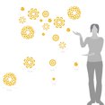 thumbnail image 2 of Flower Pattern Wall Decal Stickers, 2 of 4