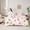 Pink 03, variant on Homewish Kawaii Ballet Princess Twin Bedding Sets 7-Piece, Pink Cherry Blossoms Bedding Comforter Set, Chic Watercolor Artwork Reversible Sheet Sets, Ultra Soft Bedroom Decor