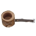 thumbnail image 1 of Cuenco De Comida Con Soporte De Madera Para Loros, No Tóxico, Seguro, Fácil De Instalar, Cuenco De Comida Fuerte Para Pájaros Para Loros, 1 of 7