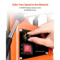 thumbnail image 4 of KFFKFF Magnetic Drill Press, 1400 W, 2 inch Boring Diameter, 0-750 RPM Speed, Reversible Direction, Mag Drill Press with 11 Core Bits, Electric Drilling Machine, 4 of 9