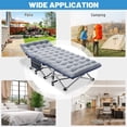 thumbnail image 5 of NAIZEA Folding Bed Cot with Mattress,Folding Camping Cot with Carry Bag, 75"L*28"W*14"H,Support 880lbs,Portable Rollaway Guest Sleeping Cot, 5 of 8