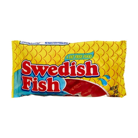 Swedish Fish Fat Free Soft & Chewy Candy, 2.0 OZ