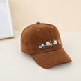 thumbnail image 2 of Gibobby Toddler Baseball Hat Baby Ball Cap Infant Car Pattern Hat Kids Caps for Boys Girls Age 12-18 Months 1-4T(One Size,Coffee), 2 of 4