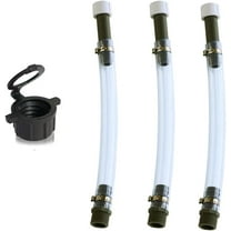 Racing Fuel Jug Hose (3 pack) with Racing Vent Cap Replacement (1 pack) fit Vp Jug 5.5 Gallon and Gas Can
