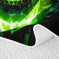 thumbnail image 5 of Homewish Green Glowing Skull Twin Quilt Set,Goth Halloween Twin Coverlet Set,2 Pieces, 5 of 7