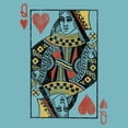 thumbnail image 2 of Women's Lost Gods Queen of Hearts  Racerback Tank Top, 2 of 4