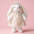 thumbnail image 4 of Easter Bunny Stuffed Animals with Clothes & Bow Tie, Soft Washable Stuffed Bunny, Cute Plush Toys Rabbit Easter Decoration Birthday Gift for Boys and Girls, 10 Inch (White), 4 of 8