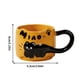 thumbnail image 2 of Taza apilable con forma de gato y asa grande | Taza de café con letras en inglés | Diseño divertido de cerámica con temática de gato para niños y amantes de los gatos | Material seguro y duradero, 2 of 6