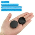 thumbnail image 5 of Uxcell 30mm 1.2" Plastic Hole Plugs, Flush Type Round Hole Cover Snap in Locking Hole Tube, Black 60Pcs, 5 of 6