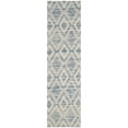 thumbnail image 5 of SAFAVIEH Marbella Alicia Geometric Diamonds Wool Area Rug, Dark Blue/Ivory, 10' x 14', 5 of 10