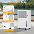 thumbnail image 6 of Cozy Home 22 Pint Dehumidifier for Home 1500 Sq Ft with Drain Hose & 71oz Tank, Portable Dehumidifiers for Basement Bedroom Bathroom, 6 of 9