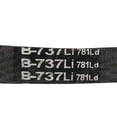 thumbnail image 4 of Cinturones de transmisión de goma negra Uxcell B737/B29 Drive V Belt Inner Girth 1 pieza, 4 of 5