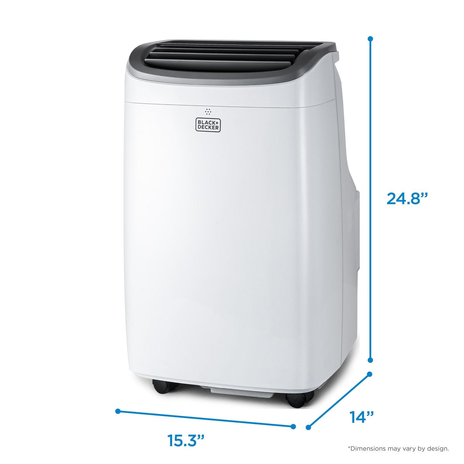 BLACK+DECKER 10,000 BTU Portable Air Conditioner up to 450 Sq. with Remote Control, White