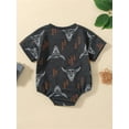 thumbnail image 4 of Western Baby Boy Girl Clothes 3M 6M 12M 18M 24M  Tshirt Romper Oversized Onesie Short Sleeve Bodysuit Infant Summer Outfits, 4 of 9