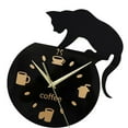 thumbnail image 4 of Simple Lindo Gato De Dibujos Animados Creativo Pecera Gato Reloj De Pared Hogar Dormitorio De Los Niños Decoración Reloj De Pared Sala De Estar Reloj De Acrílico 30 Cm Yuarrent HA022448-00, 4 of 7