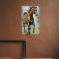 thumbnail image 5 of JEUXUS Horse Running Metal Art Hanging Painting 8*12in 8x12in, 5 of 7