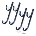thumbnail image 2 of Paquete de 2 colgadores para piscinas, gancho para piscinas, suministro doméstico, estante de Metal estable montado en la pared, accesorios para Suministros de limpieza para el hogar 4 piezas Yuarrent HA041860-02, 2 of 6