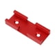 thumbnail image 2 of Woodworking T Shape Track Double Cut Perfil Track Servir accesorios de carpintería de carpintería Ranura de intersección para accesorios de bricolaje rojo, 2 of 8