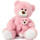 thumbnail image 1 of Oso de peluche Muiteiur gigante rosa de 40 cm con peluche para bebé, 1 of 6