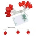 thumbnail image 3 of Skksst 9.8ft 20 Leds Heart Shaped String Lights Valentine's Day Wedding Party Bedroom Fairy Light, 3 of 7