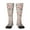 2 Black-2, variant on Quirky Santa Reindeer Retro Wave Knee Socks, High Socks Long Stretchy Sock Women Knee High Stocking, Long Socks for Women