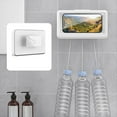 thumbnail image 4 of Soporte para TeléFono MóVil para BañO, TáCtil Impermeable, Soporte para Caja de Almacenamiento para TeléFono Inteligente, Montado en la Pared, para Cocina, Inodoro, 4 of 8