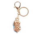thumbnail image 3 of Feng Shui Metal Pi Xiu Keychains to Attract Wealth Lucky Car Bag Keyring Dark Blue, 3 of 6