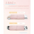 thumbnail image 3 of BAGSMART Compression Packing Cubes for Travel Luggage, 6 Pcs Expandable Packing Organizers Foldable Lightweight Suitcase Storage Bags for Travel Accessories, Women Men, Baby Pink, 3 of 7